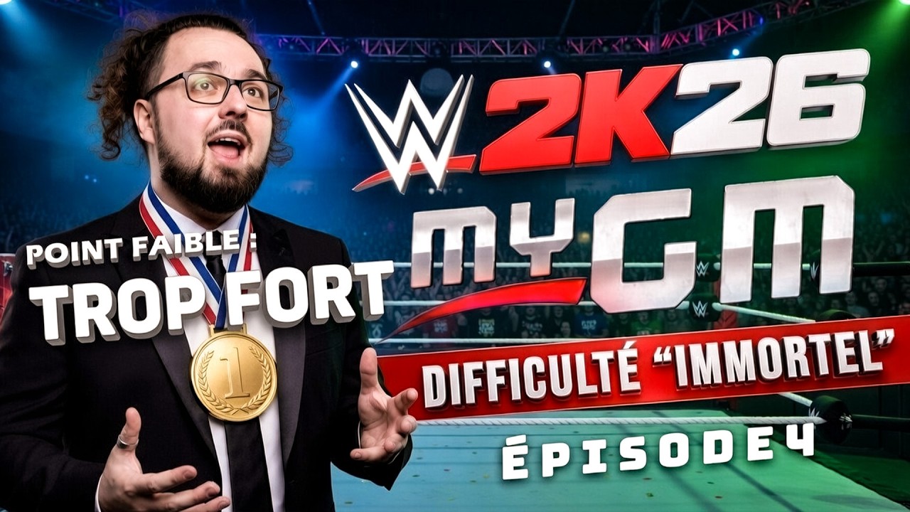 WWE 2K26 - MyGM #4 : JE ROULE SUR LE MODE IMMORTEL, C'EST TROP FACILE