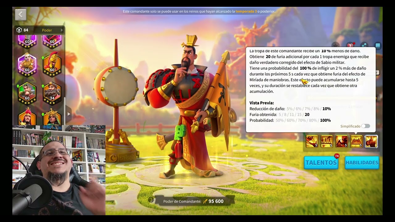 Maxeando a Sun Tzu Prime - Rise of Kingdoms en Español