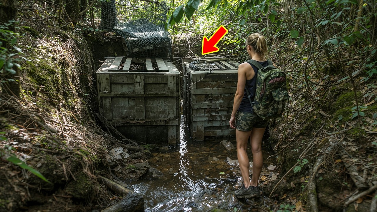 A Woman Lost in the Forest Found Camouflaged Crates — What Was Inside Was Linked to the FBI