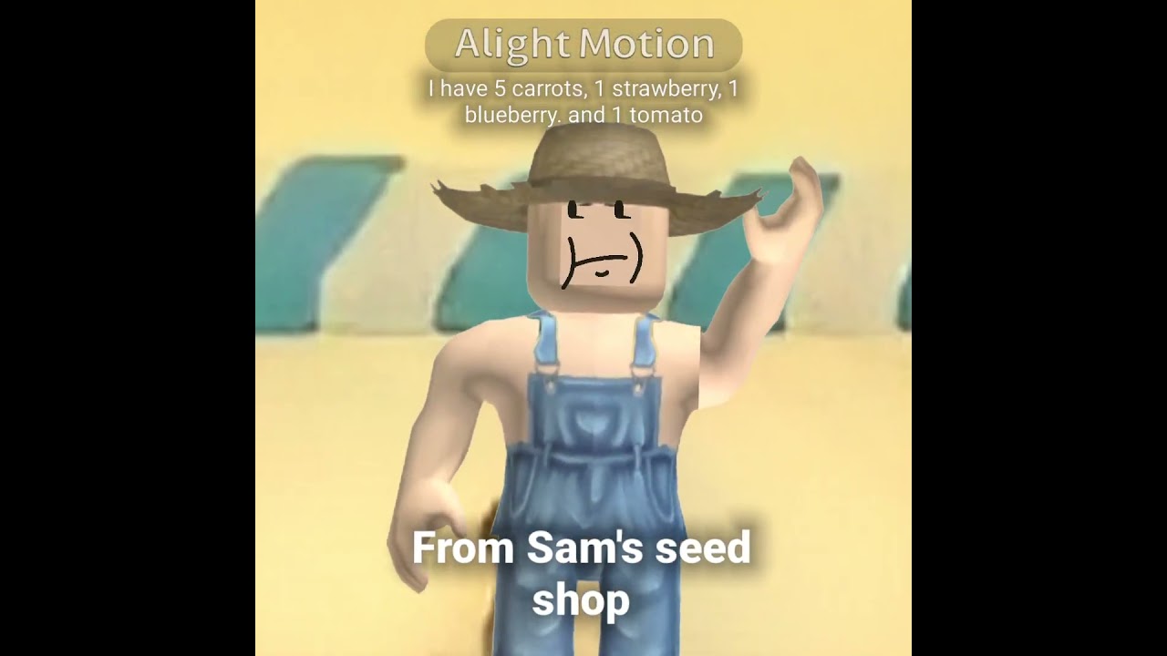 The grow a garden song #roblox #growagarden #alightmotion