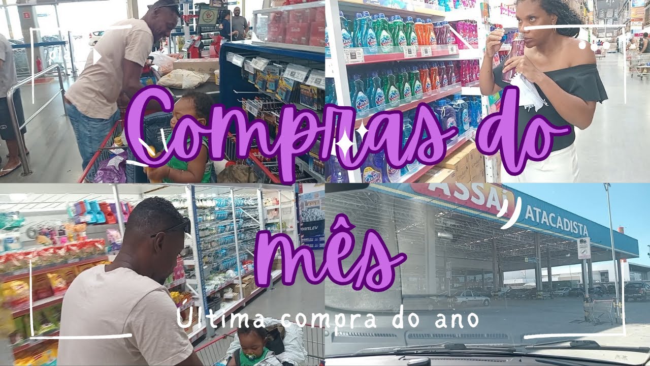 OlCompras do mês de dezembro 🛒| nossa última compra do ano 💗🥰