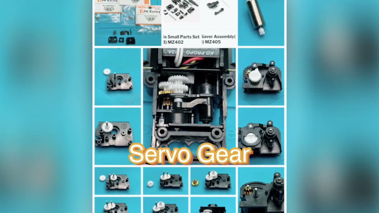 PN Racing Servo Gear & Servo Motor