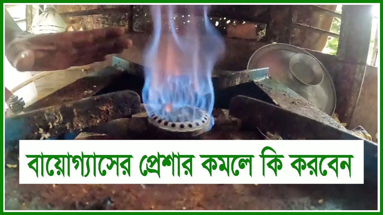 এক বছর পর কেন বায়োগ্যাসের প্রেশার কমে গেল কিভাবে তা ঠিক হল।