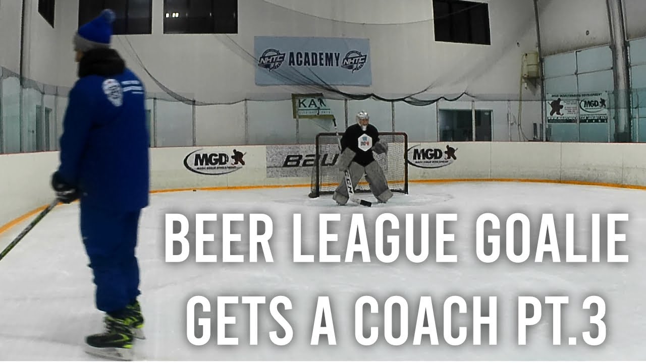 COACHING | Over 40 Goalie - Beer league goalie gets a coach! pt.3