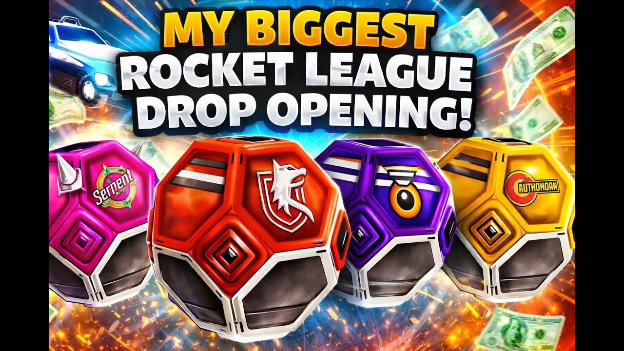 MY BIGGEST ROCKET LEAGUE DROP OPENING