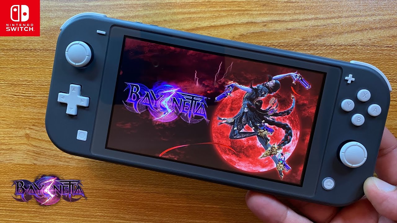 Bayonetta 3 Nintendo Switch Lite Gameplay