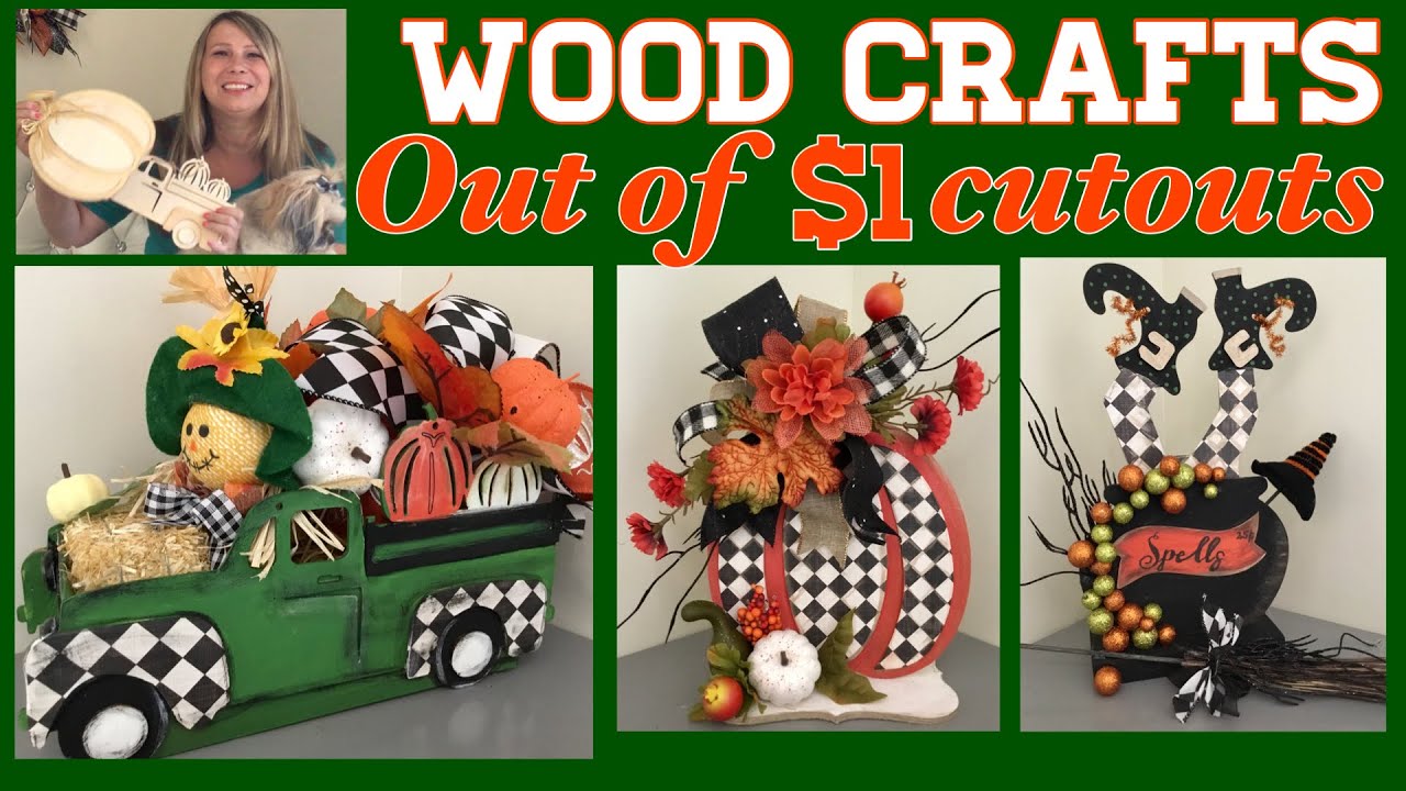 Dollar Tree Wood Crafts | Little Vintage Truck DIY | Fall Decor MacKenzie Childs Inspired!