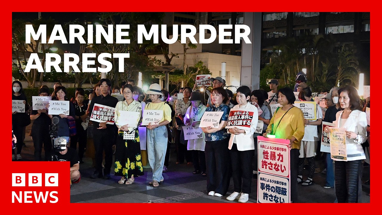 US Marine arrested over murder of woman in Japan's Okinawa | BBC News