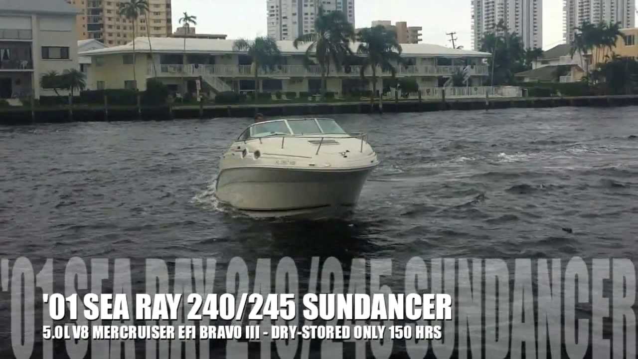 2001 Sea Ray 240 Sundancer