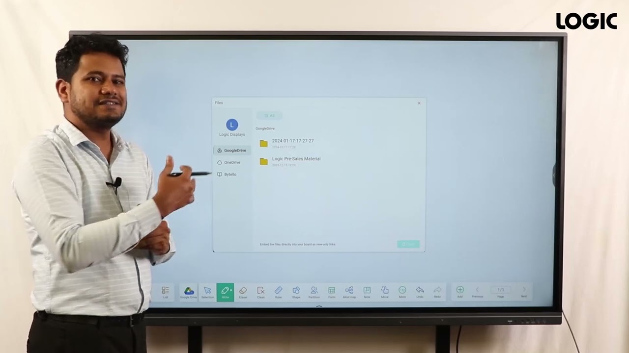 Logic Infinity Interactive Displays - FX Series Demo | Cloud Storage