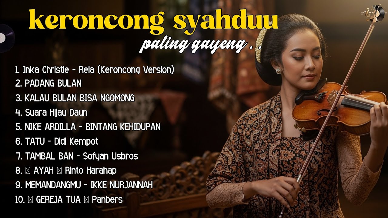 Keroncong Kenangan Emas – Lagu Tua Penuh Makna  INKA CHRISTIE-RELA - PADAG BULAN