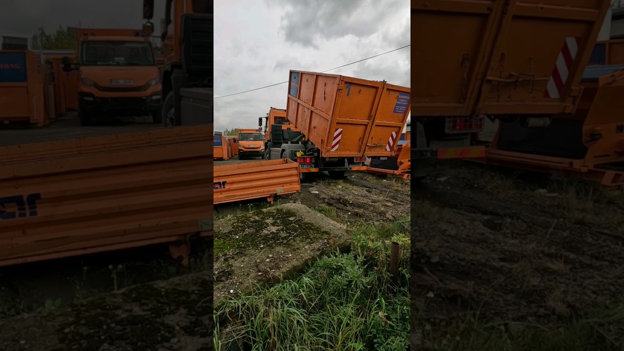 Hooklift truck driver.  #truck #gopro #trucklife #truckboy #hooklift #construction #job #cars