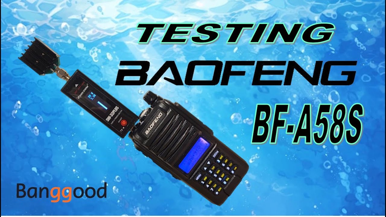 Testing out a Baofeng BF-A58S Tri-Band Handheld
