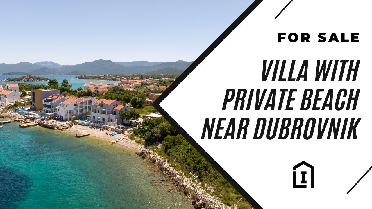 Beautiful villa with private beach near Dubrovnik, Peljesac peninusla