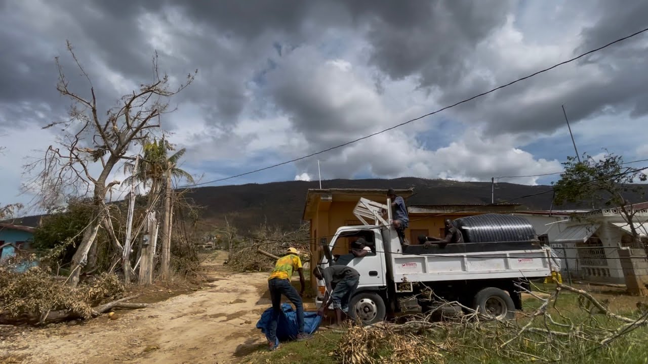 Hurricane Melissa affected area in St.Elizabeth Burnt Savanna St.Elizabeth #Jamaica 2025