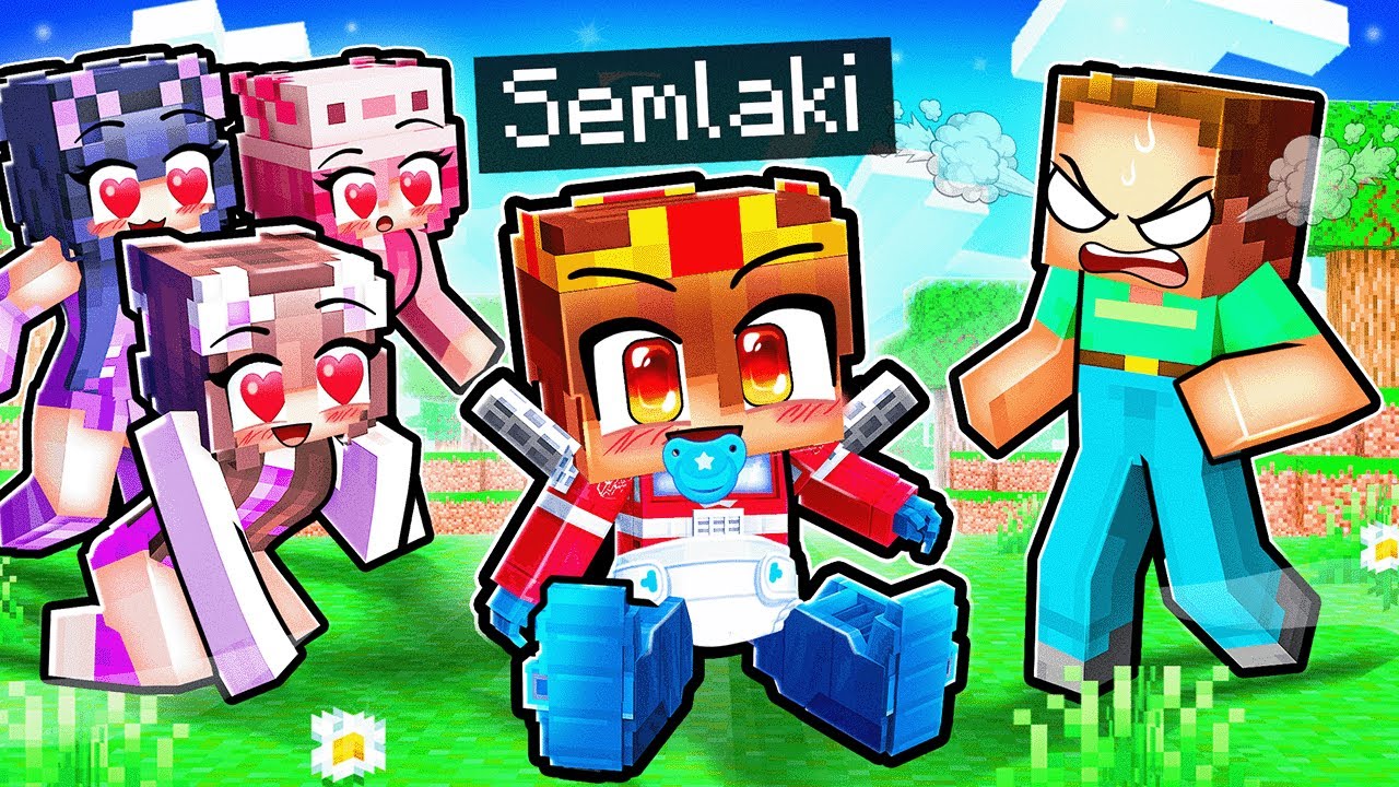 Als BABY TRANSFORMER um Freunde zu Pranken in Minecraft!