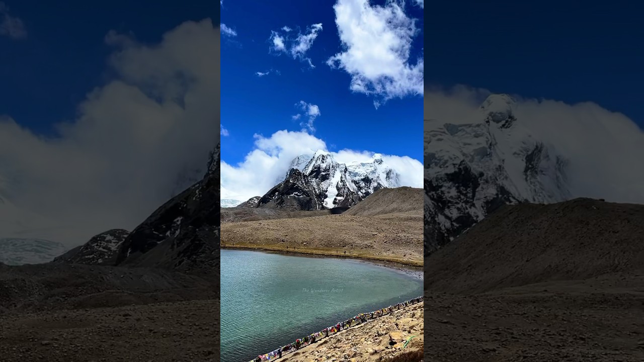 Highest lake in the world😱Gurudongmar Lake#sikkim #trendingshorts #shortsfeed #gurudongmarlake