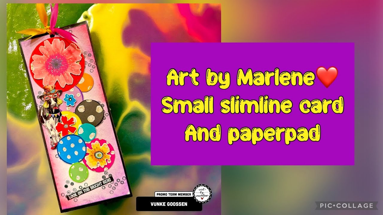 Art by Marlene❤️small slimline card and paperpad
