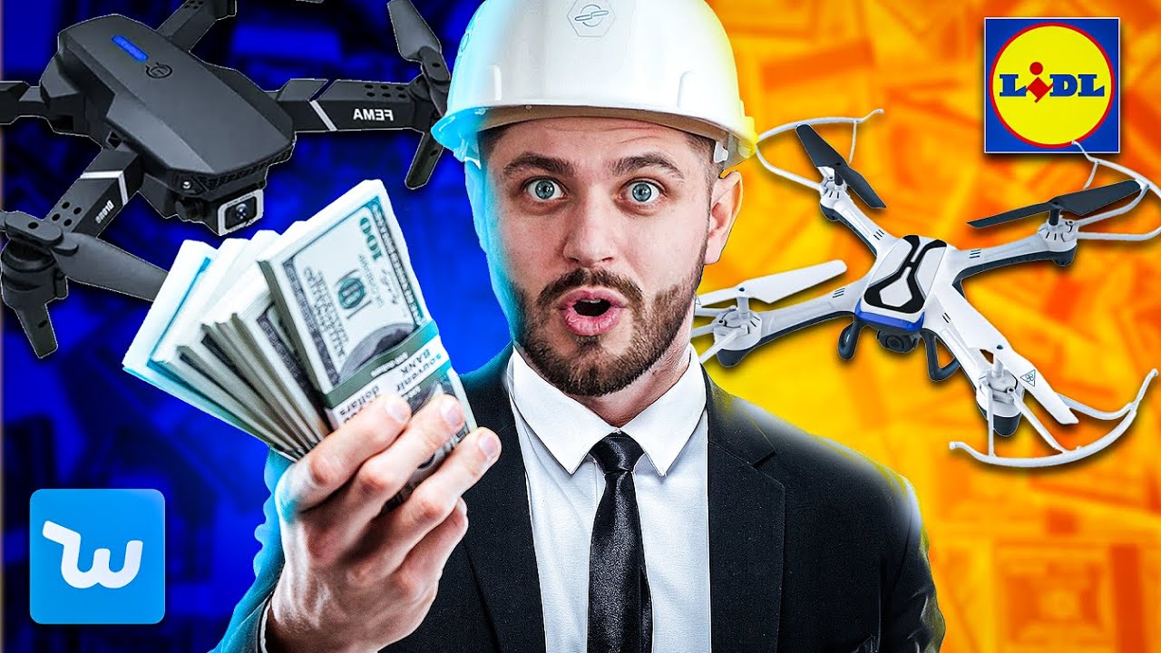 Kupujeme 9 nejlevnějších DRONů z Wishe a Lidlu!! *Budou fungovat?*