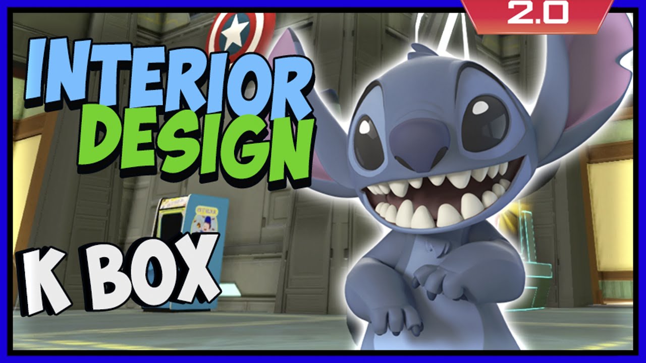 Disney Infinity 2 TOY BOX ADVENTURES! Stitch's Interior DESIGN!