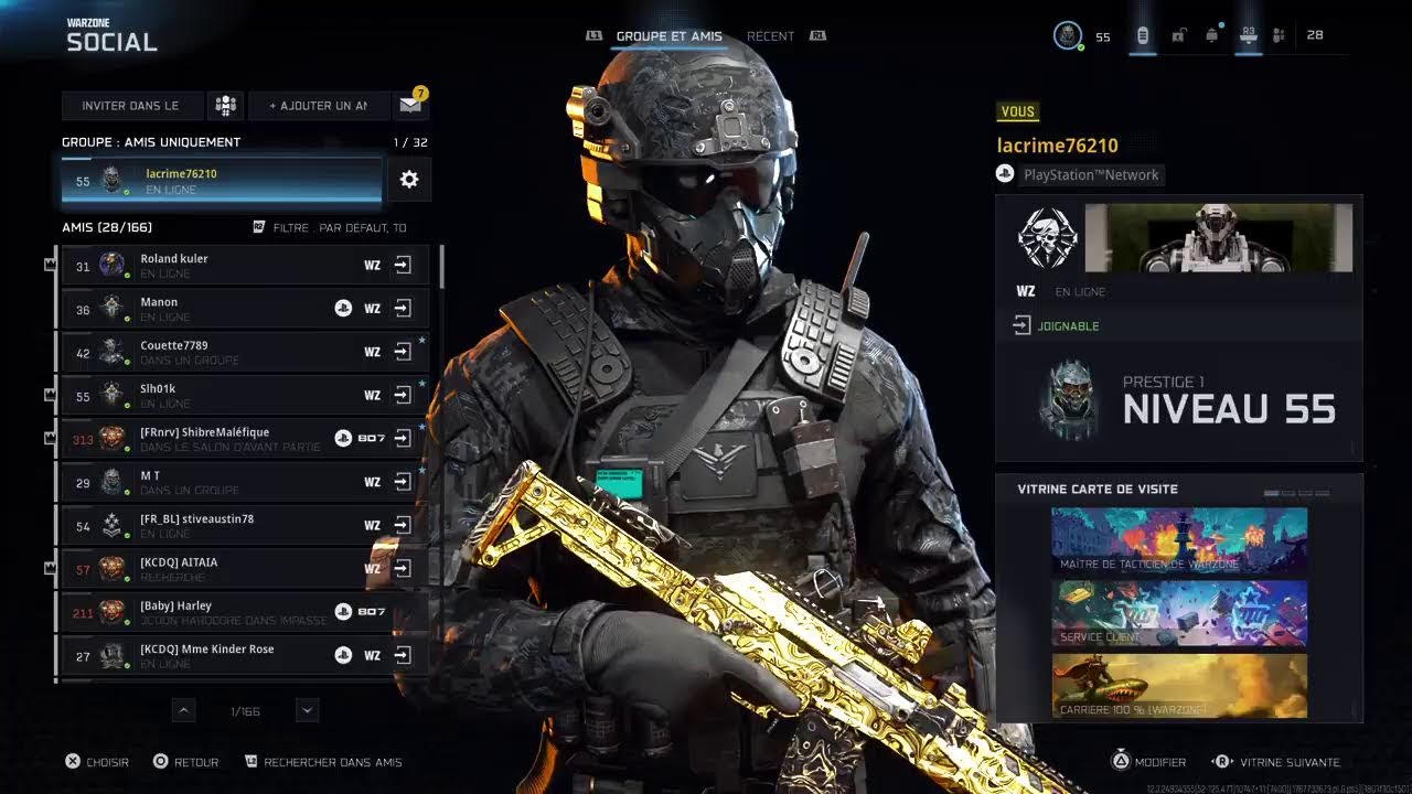 Warzone bo7 ps5 montage d'arme