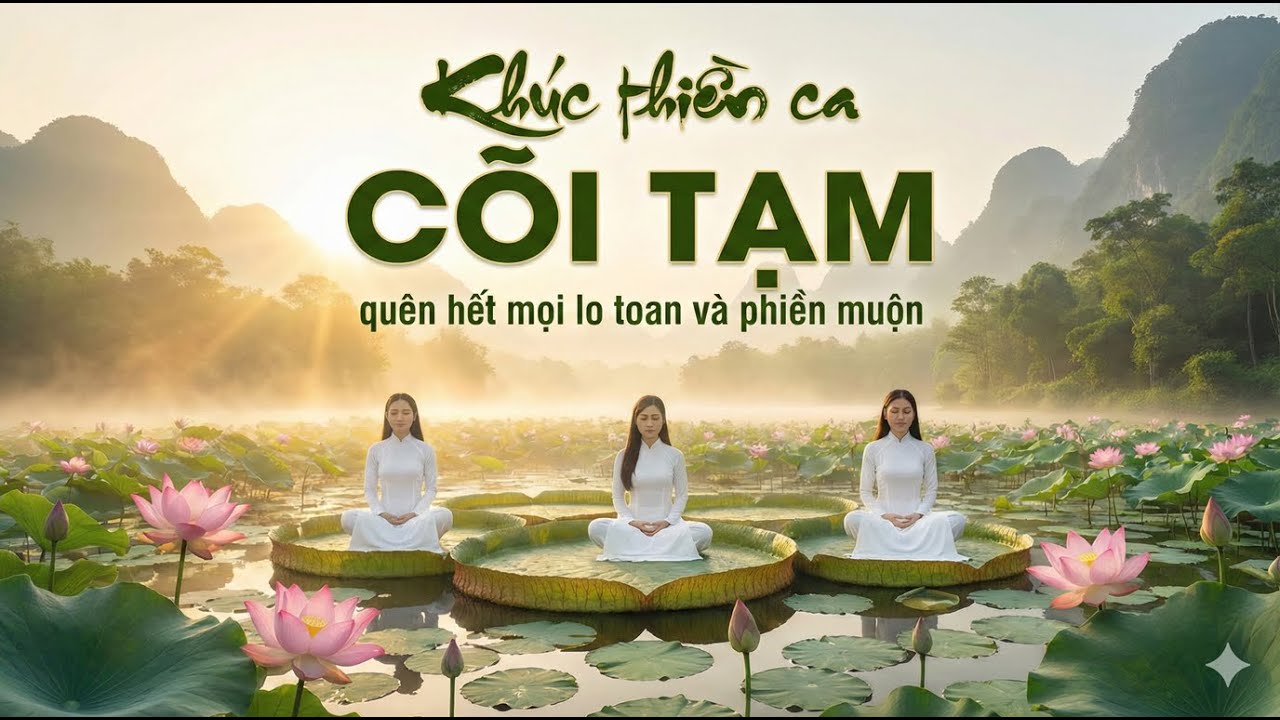 Nghe Khúc Thiền ca CÕI TẠM để quên đi hết mọi lo toan và phiền muộn