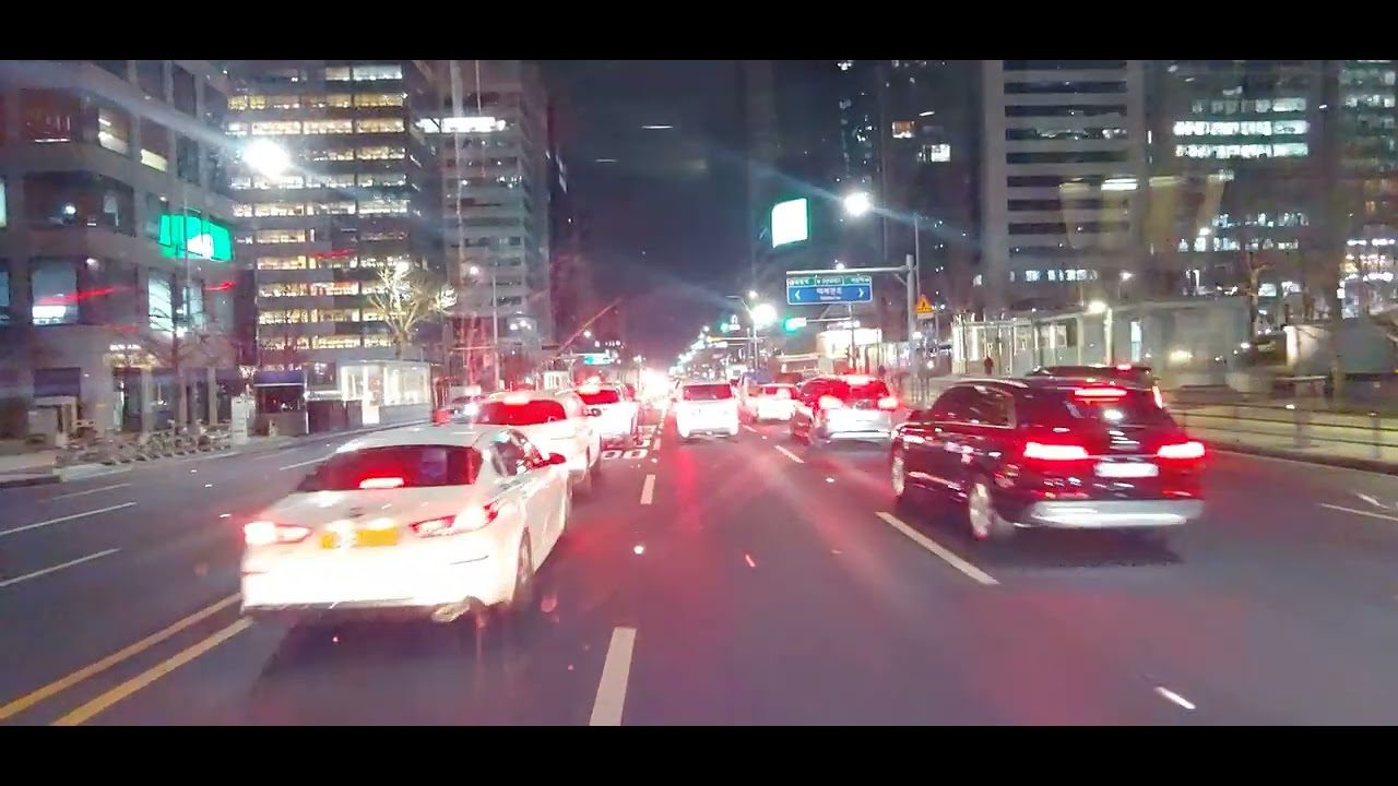 26.02.10 06:30 대형버스 강남시내 주행