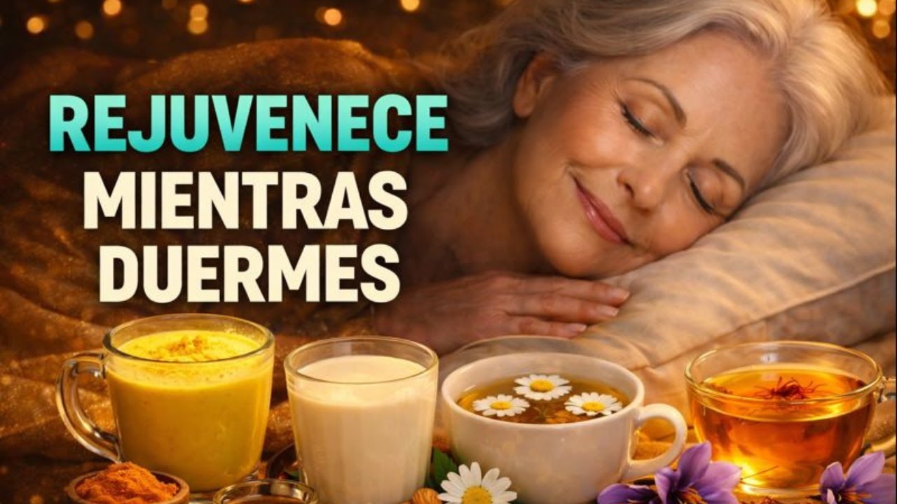 4 Bebidas Antes de Dormir que Ayudan a Activar el Colágeno y Rejuvenecer la Piel Desde el Interior