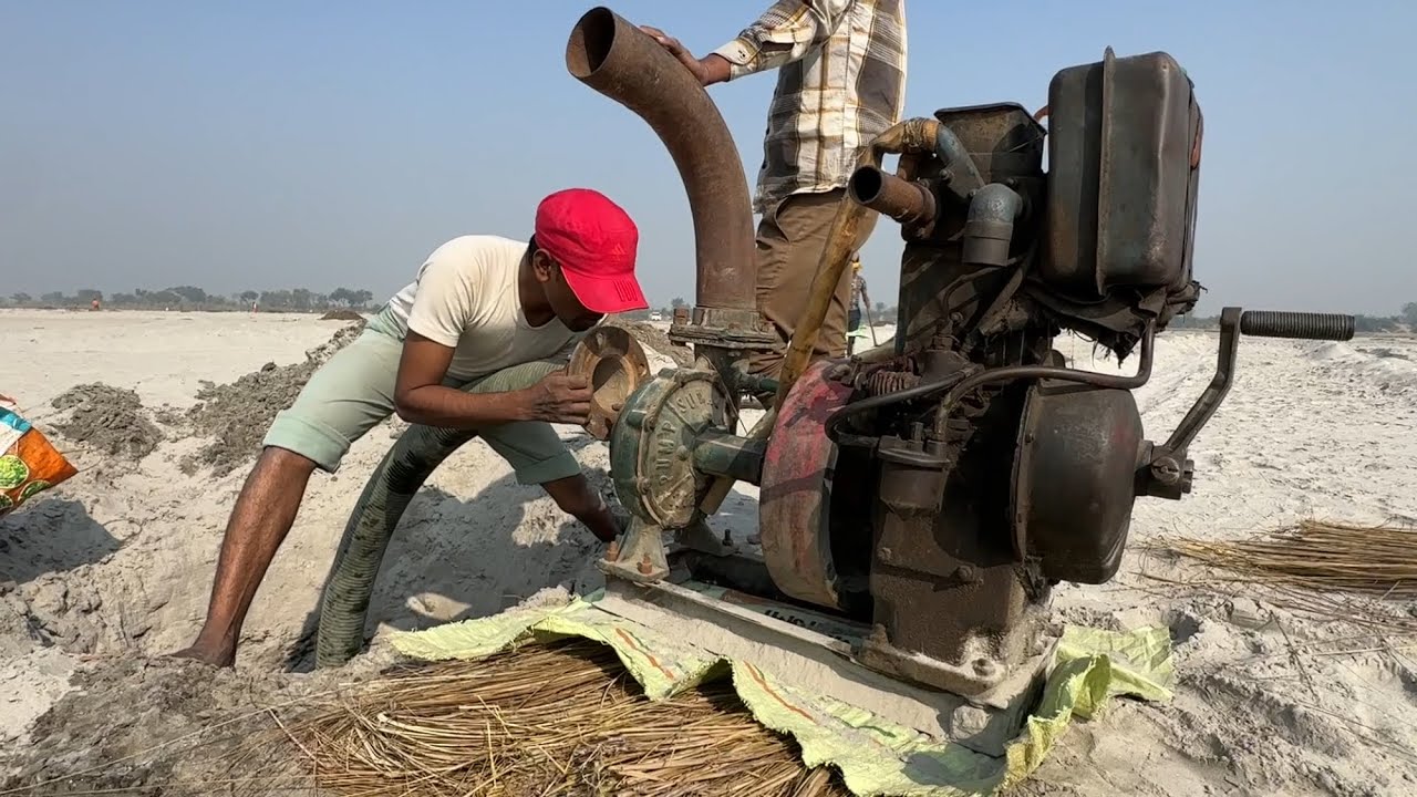 8 hp diesel engine water pump machine setup l setup pani wala engine water pump kheti water pump