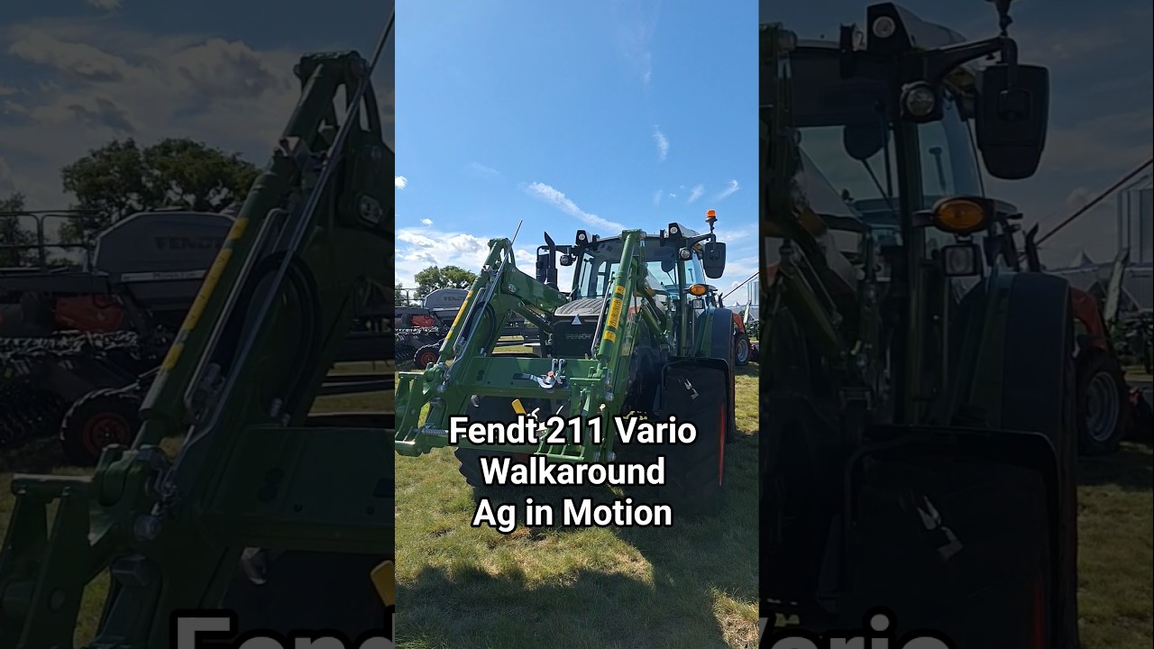 Fendt 211 Vario Tractor at Ag in Motion #Fendt #AginMotion #AIM2025