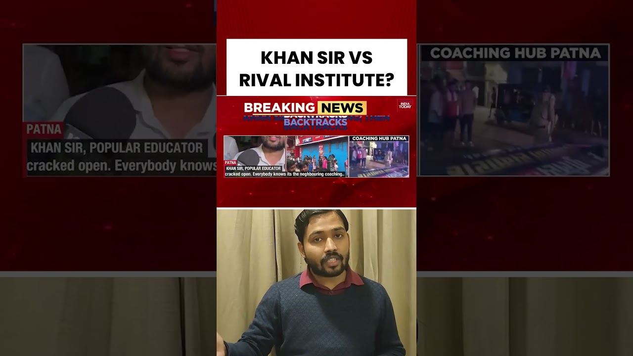 Khan Sir vs Rival Institute? Patna Coaching Rivalry Under Scanner #khansir #breakingnews