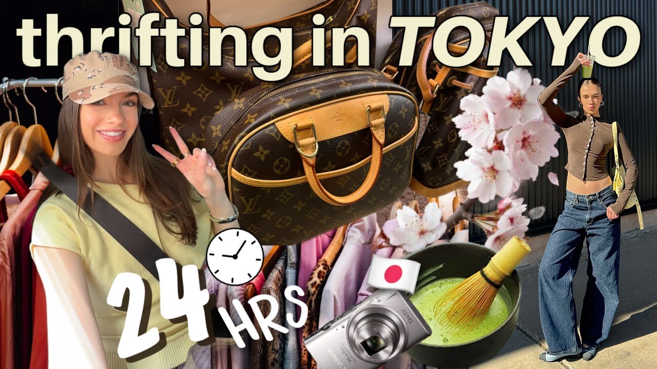 24 HRS of THRIFTING ANYTHING I WANT in *TOKYO, JAPAN* 🇯🇵
