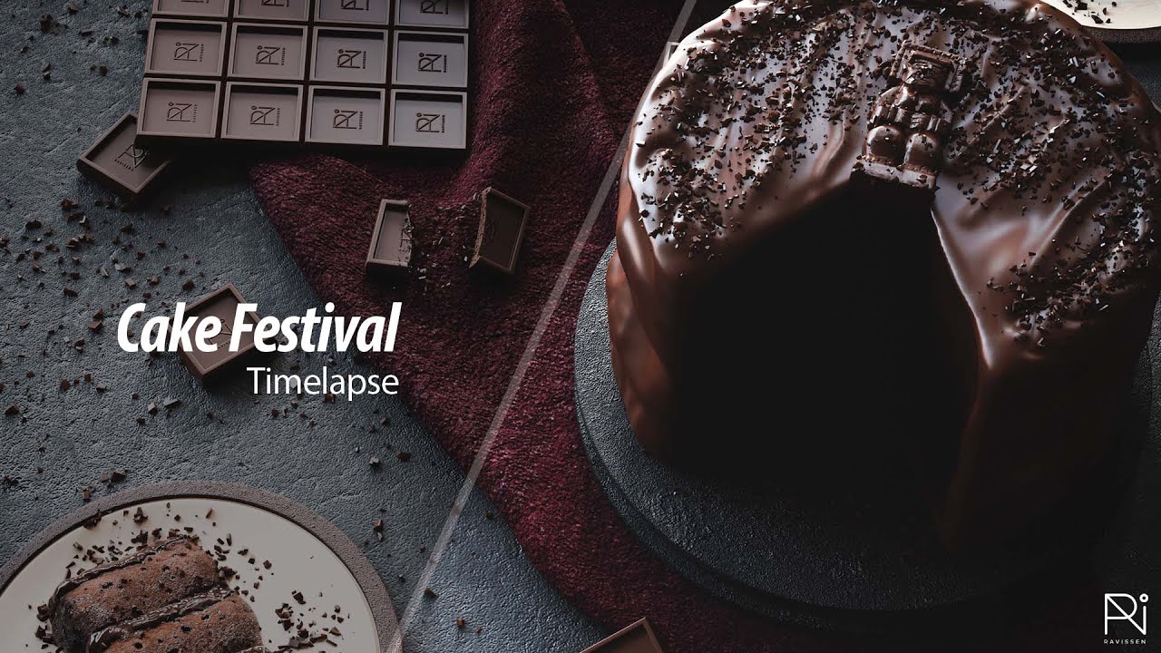 Cake Festival - Blender Timelapse