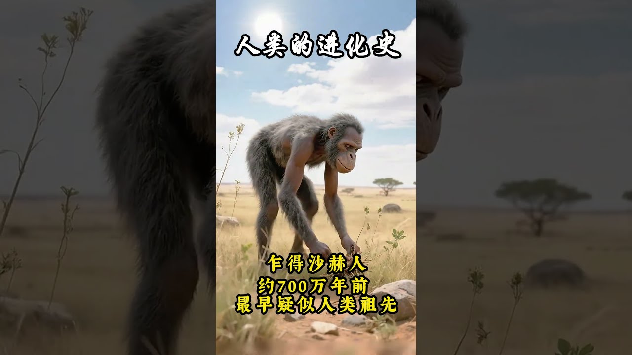 The Evolutionary History of Humanity. #ScienceExplained #Evolution #HumanOrigins人类的进化史#科普一下 #进化论 #人类