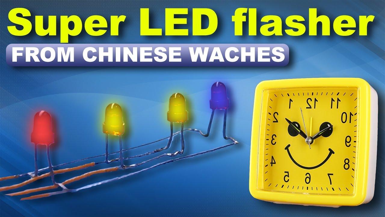 A simple DIY flasher from a watch