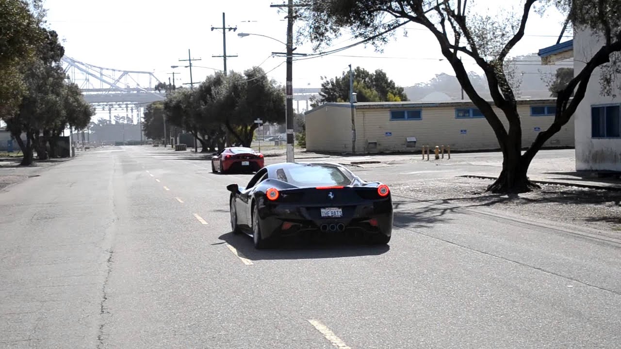 Ferrari 458 Italia IPE exhaust launch control!