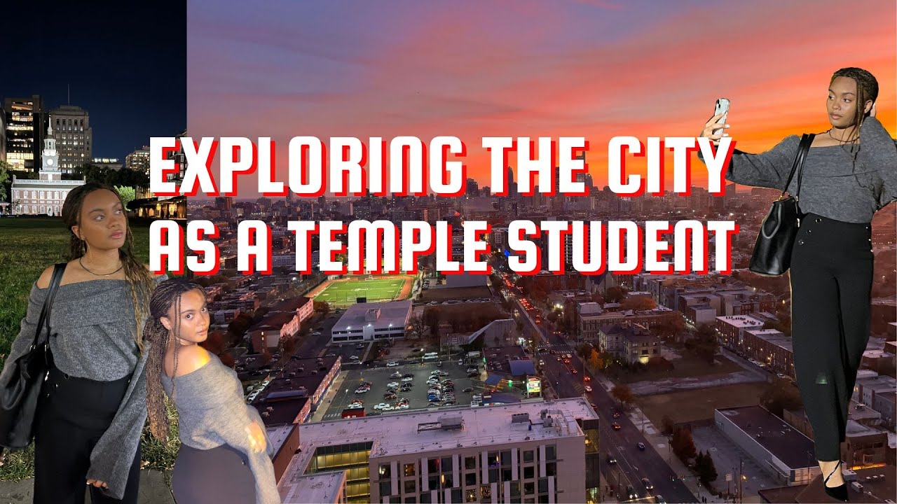 Exploring Philadelphia as a Temple Student Vlog | Center City, Old City