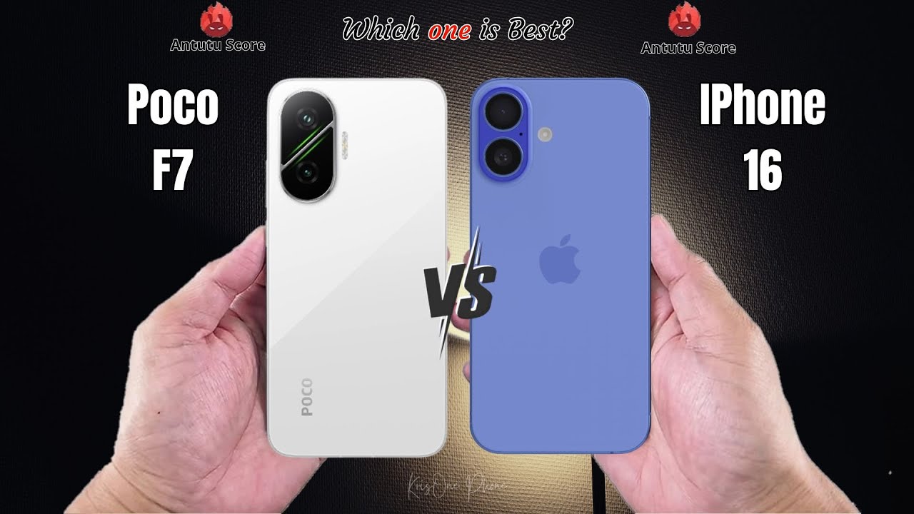 Poco F7 vs IPhone 16 Full comparison ⚡Which one is Best