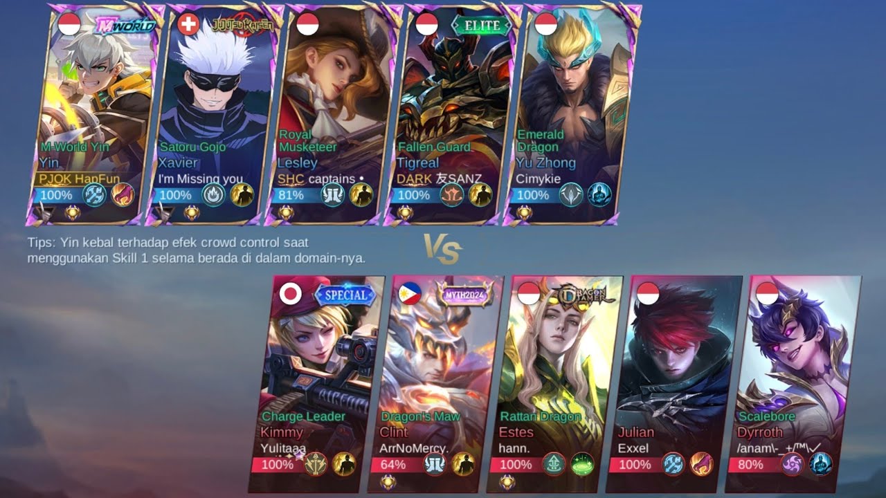 MEMANG ENAK KALO BERTEMU TIM YG KAYAK GINI.. (YIN HYPER) 🤓😁