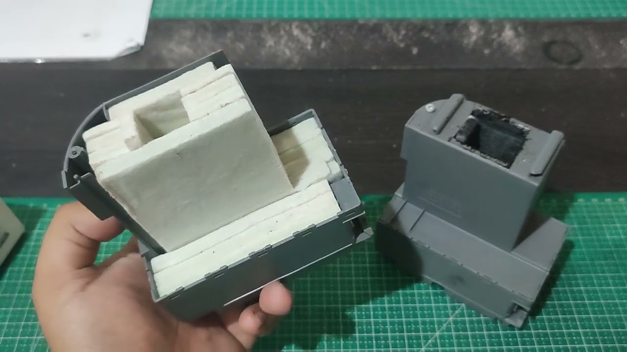 CARA BONGKAR DAN RESET MAINTENANCE BOX T04D1 UNTUK PRINTER EPSON L14150, L11050, M2140