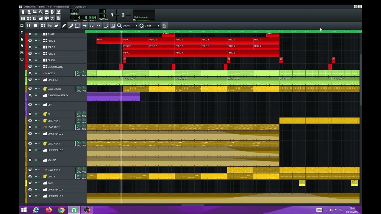 Trance en lmms (Ralph GXarrebol - Night Bright)