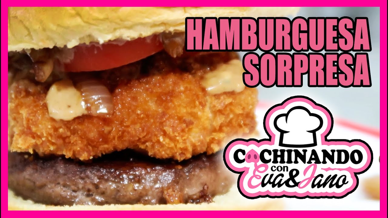 COCHINANDO CON EVA Y VOLDEMORT - HAMBURGUESA SORPRESA
