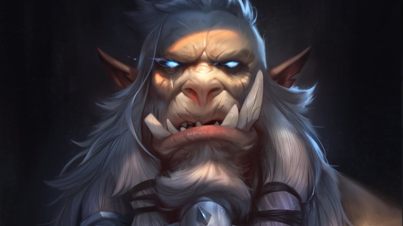 Digital Painting  - Mag'har Death Knight - World of Warcraft Shadowlands!