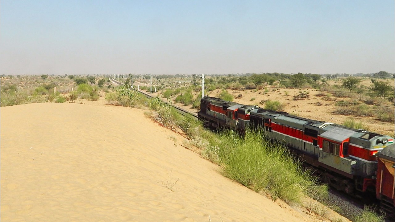 Trains on India's Hottest Rail Route | Thar Desert, Rajasthan