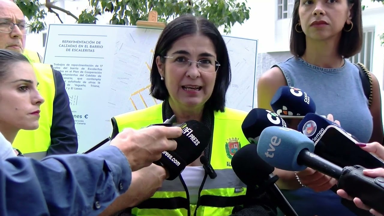 El Ayuntamiento continúa con el asfaltado de las calles de Escaleritas y Triana.