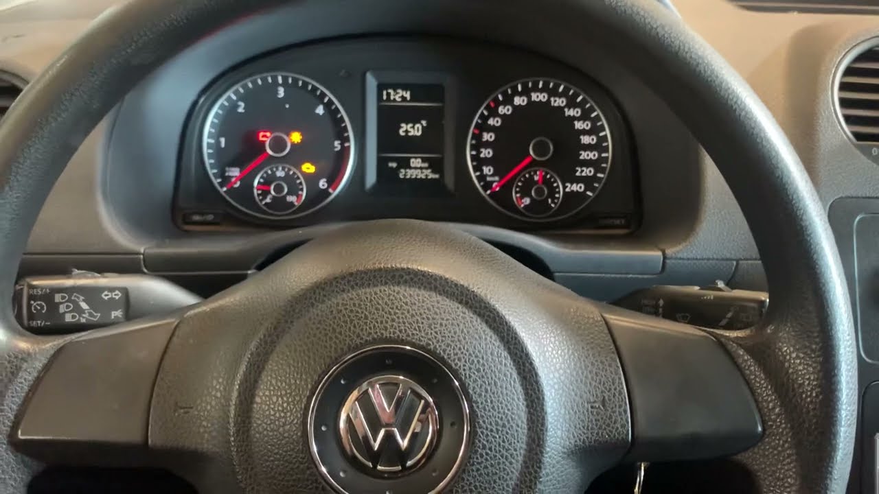 Сброс сервисного обслуживания VW Caddy 2008
