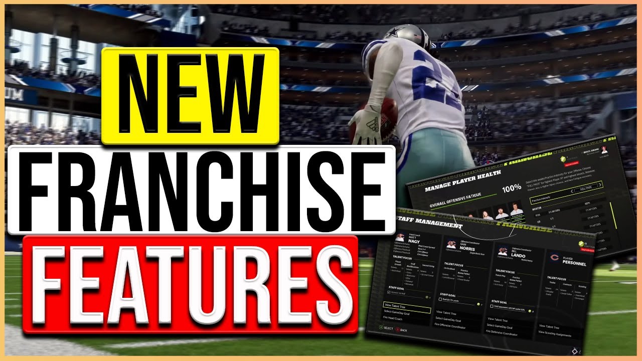 MADDEN 22 | New Franchise Features! | Staff Management, Practice, and More!