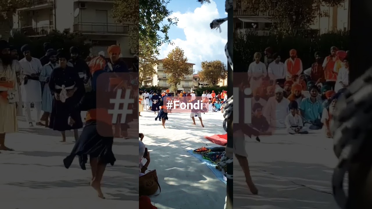 Fondi: balli tradizionali dei sikh #Fondi #shorts #sikh