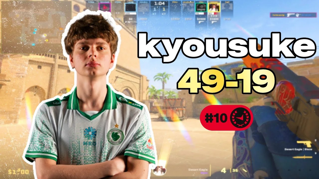 💥 KYOUSUKE 49-19 POV: FACEIT DOMINATION (Mirage) | 4745 ELO