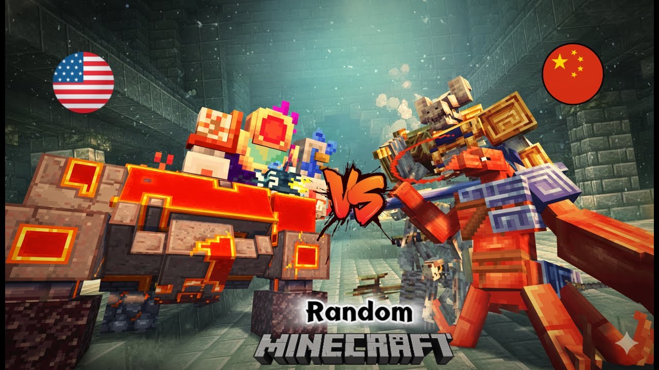 Countries Roulette Game Battle: L_Ender 's Cataclysm | Minecraft Mob Battle